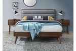 Кровать HALMAR ORLANDO серый/орех, 160/200 в Минске Кровать HALMAR ORLANDO серый/орех, 160/200