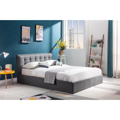 Кровать HALMAR PADVA серый, 160/200 с подъёмным механизмом