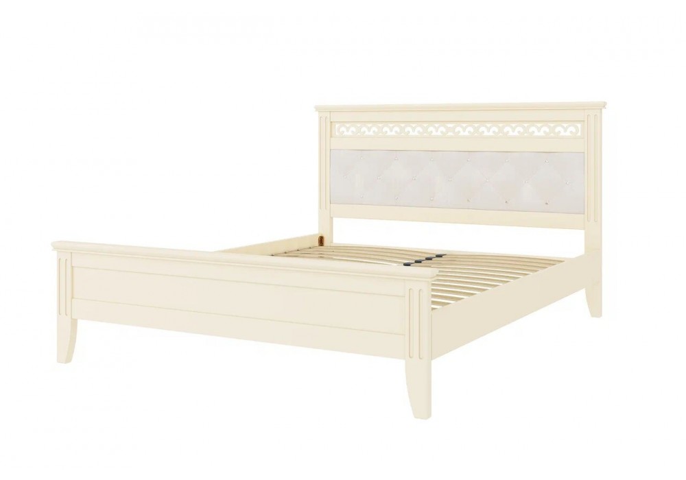 Кровать Грация 1600 (Слоновая кость) фабрика Браво Мебель в Минске Кровать Грация 1600 (Слоновая кость) фабрика Браво Мебель