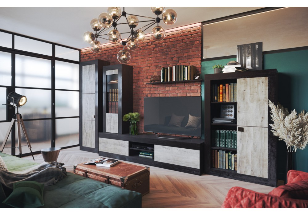 Гостиная Лондон  КМК  (Дуб кентерберри / Сосна натуральная) в Минске Гостиная Лондон  КМК  (Дуб кентерберри / Сосна натуральная)