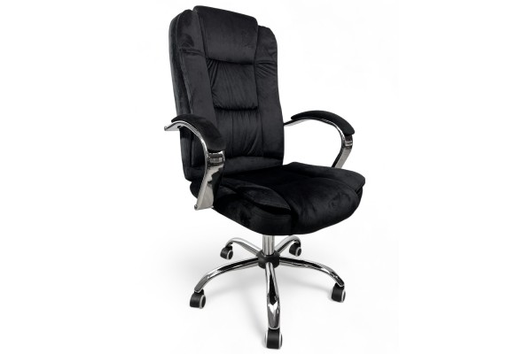 Кресло для сидения с регулировкой высоты Calviano Bravo черный велюр