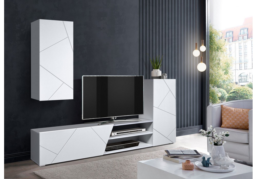 Стенка "Прага-6" (белый/софт белый)  фабрика Олмеко в Минске Стенка "Прага-6" (белый/софт белый)  фабрика Олмеко