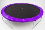 Батут пружинный с защитной сеткой Calviano 374 см - 12ft OUTSIDE master purple в Минске Батут пружинный с защитной сеткой Calviano 374 см - 12ft OUTSIDE master purple