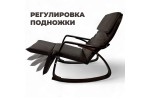 Кресло-качалка Calviano Comfort 1 коричневое PU в Минске Кресло-качалка Calviano Comfort 1 коричневое PU