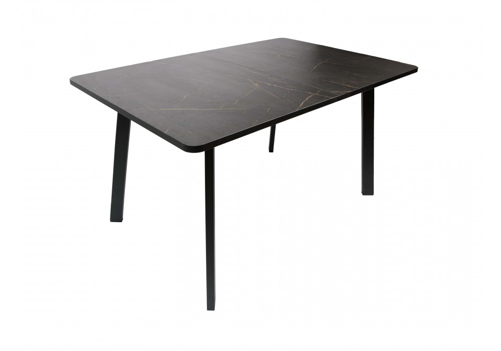 Стол ВВР Миллер Каспий черное золото/черный №3, пластик 120-160/80 в Минске Стол ВВР Миллер Каспий черное золото/черный №3, пластик 120-160/80