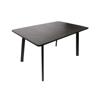 Стол ВВР Миллер Каспий черное золото/черный №3, пластик 120-160/80 Стол ВВР Миллер Каспий черное золото/черный №3, пластик 120-160/80