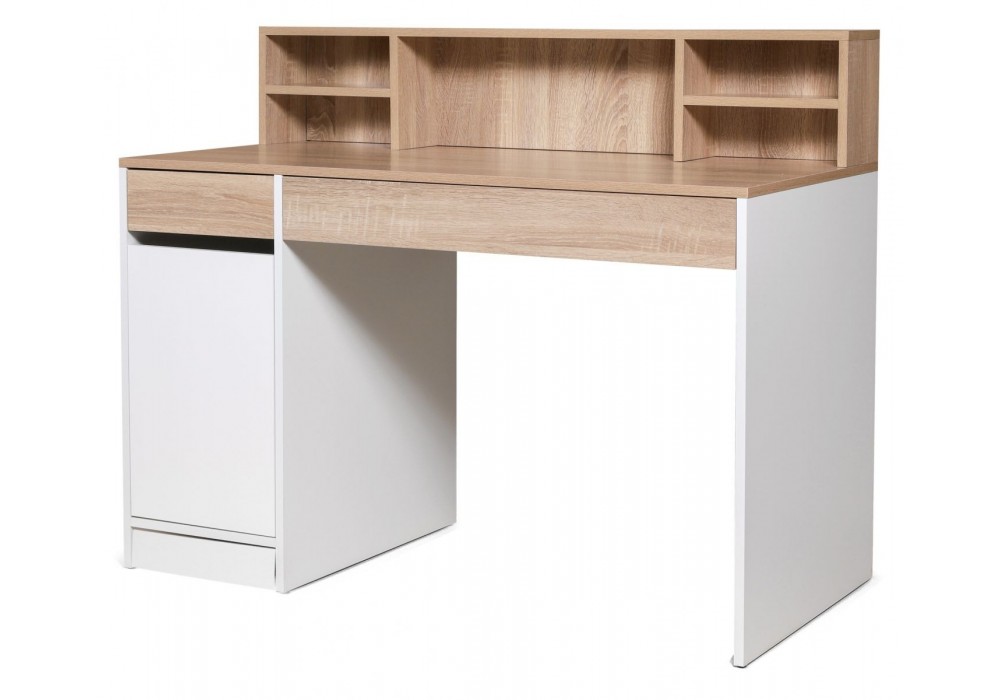 Письменный стол Мебель-Класс Сити-2 (белый/дуб сонома) в Минске Письменный стол Мебель-Класс Сити-2 (белый/дуб сонома)