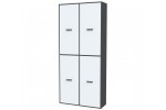 Шкаф SKILL-20 (4) (антрацит/белый) фабрика Интерлиния в Минске Шкаф SKILL-20 (4) (антрацит/белый) фабрика Интерлиния