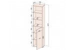 Шкаф SKILL-21 (1) (белый) фабрика Интерлиния в Минске Шкаф SKILL-21 (1) (белый) фабрика Интерлиния