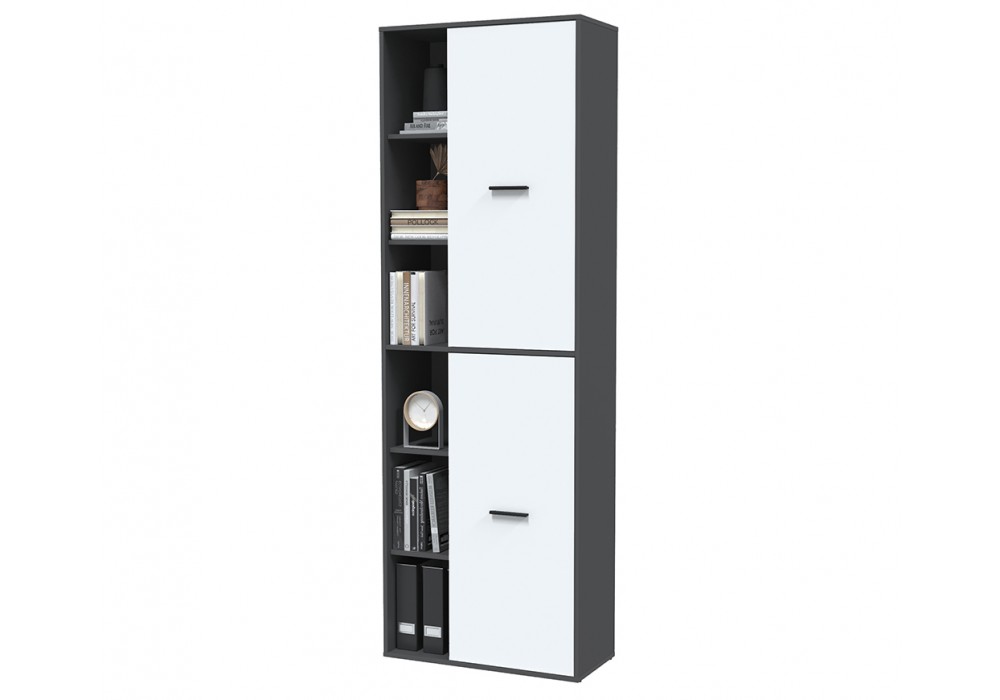 Шкаф SKILL-22 (2) (антрацит/белый) фабрика Интерлиния в Минске Шкаф SKILL-22 (2) (антрацит/белый) фабрика Интерлиния