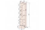 Шкаф SKILL-24 (1) (белый) фабрика Интерлиния в Минске Шкаф SKILL-24 (1) (белый) фабрика Интерлиния