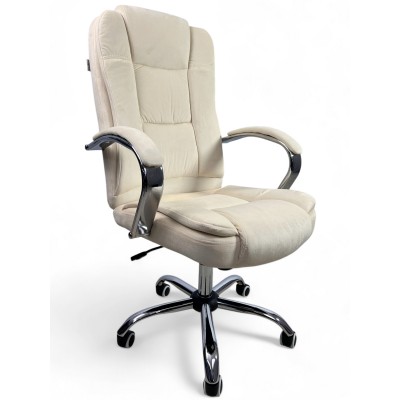 Кресло для сидения с регулировкой высоты Calviano Bravo бежевый велюр