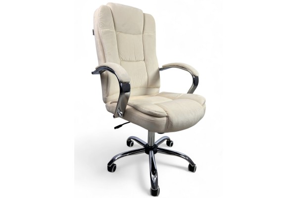 Кресло для сидения с регулировкой высоты Calviano Bravo бежевый велюр