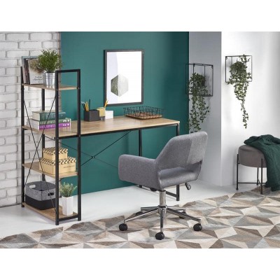 Стол компьютерный Halmar NARVIK B1 (дуб сонома/черный)