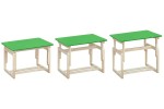 Стол детский регулируемый (зеленый) фабрика Элегия