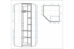 Прихожая  Лайн Вар-4 (Гикори Кингстон) фабрика Евва в Минске Прихожая  Лайн Вар-4 (Гикори Кингстон) фабрика Евва