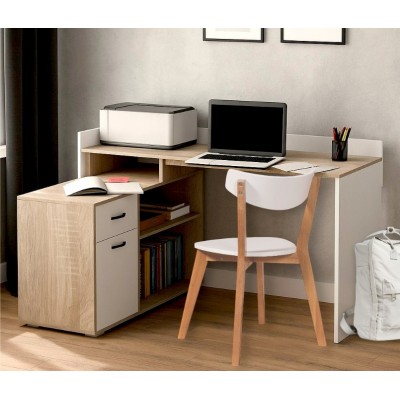 Письменный стол Мебель-Класс Имидж-2 (белый/дуб сонома) Письменный стол Мебель-Класс Имидж-2 (белый/дуб сонома)