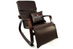 Кресло-качалка Calviano Comfort 1 коричневое PU в Минске Кресло-качалка Calviano Comfort 1 коричневое PU