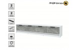 Тумба (ТВ) КТ-ТВ4-35 Тренд (Белый Платинум/Керамика)  фабрика Интерлиния