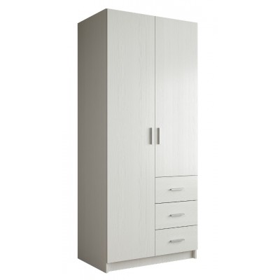 Шкаф для одежды "Универсал" (УН-02-03, Бодега белый)