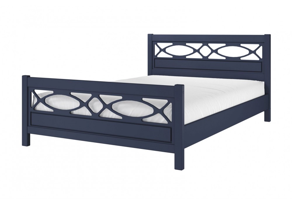 Кровать Лоренса (Темный лазурный) фабрика Браво Мебель в Минске Кровать Лоренса (Темный лазурный) фабрика Браво Мебель