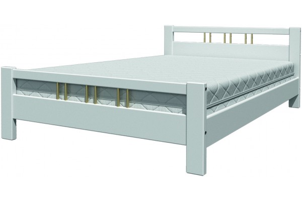 Кровать "Вероника-3"  1600 Белый античный