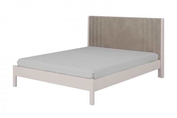Кровать Нортан  (Льняной/светло-серый) фабрика Браво Мебель