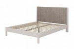 Кровать Нортан  (Льняной/светло-серый) фабрика Браво Мебель