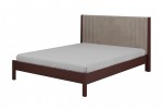 Кровать Нортан  (Орех/светло-серый) фабрика Браво Мебель