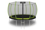 Батут пружинный с защитной сеткой Calviano 374 см - 12ft OUTSIDE master green в Минске Батут пружинный с защитной сеткой Calviano 374 см - 12ft OUTSIDE master green
