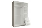 Шкаф для одежды Универсал (Бодега белый) фабрика Евва