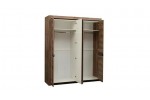 Шкаф  33.01  Лючия  (бетон пайн белый/венге) Фабрика Олмеко