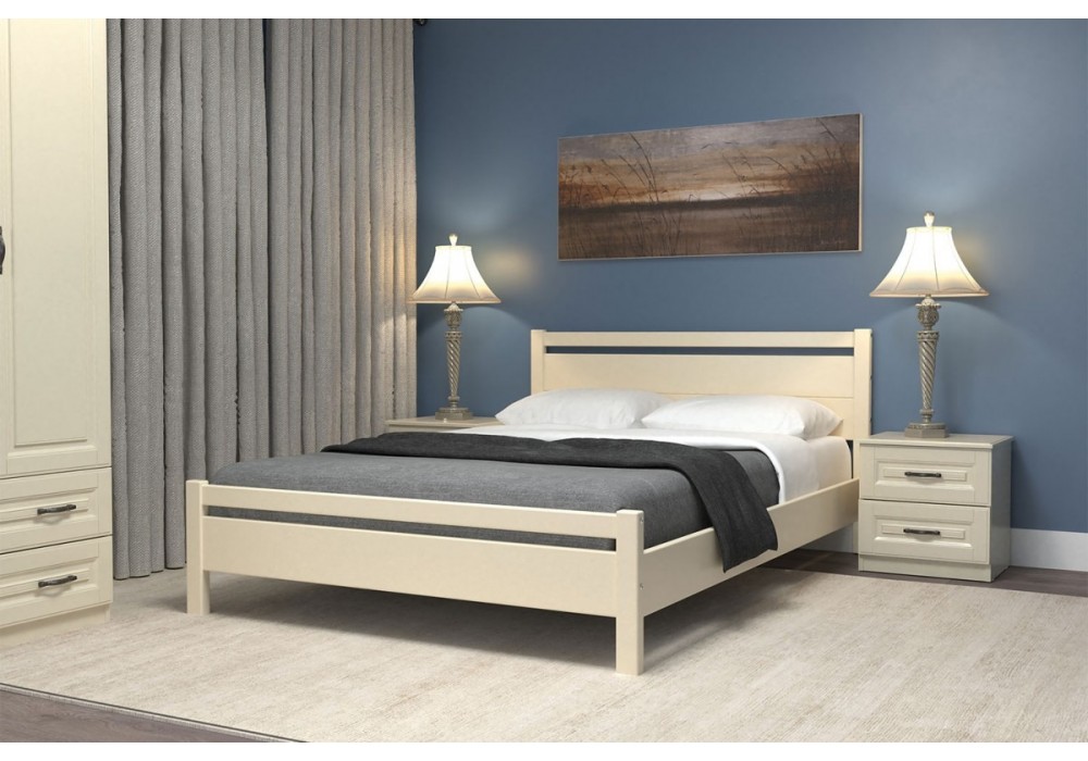 Кровать "Вероника-1"  1400 слоновая кость в Минске Кровать "Вероника-1"  1400 слоновая кость