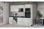 Кухонный гарнитур Мила Лайт 2,6-ПМ1 (Бетон лайт/Кастилло темный) фабрика Интерлиния в Минске Кухонный гарнитур Мила Лайт 2,6-ПМ1 (Бетон лайт/Кастилло темный) фабрика Интерлиния