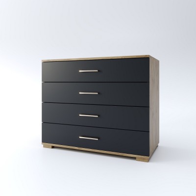 Комод КМК Мишель 0961.14  (Дуб Наварра / Антрацит) Комод КМК Мишель 0961.14  (Дуб Наварра / Антрацит)