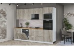 Кухонный гарнитур Мила Лайт 2,8-ПМ1 (Дуб серый/Дуб серый/Дуб бунратти) фабрика Интерлиния в Минске Кухонный гарнитур Мила Лайт 2,8-ПМ1 (Дуб серый/Дуб серый/Дуб бунратти) фабрика Интерлиния