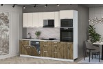 Кухонный гарнитур Мила Лайт 2,8-ПМ1 (Персидский жемчуг/Дуб Веллингтон/Серый каспий) фабрика Интерлиния в Минске Кухонный гарнитур Мила Лайт 2,8-ПМ1 (Персидский жемчуг/Дуб Веллингтон/Серый каспий) фабрика Интерлиния