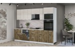 Кухонный гарнитур Мила Лайт 2,8-ПМ1 (Вудлайн кремовый/Дуб Веллингтон/Сосна бискайская) фабрика Интерлиния в Минске Кухонный гарнитур Мила Лайт 2,8-ПМ1 (Вудлайн кремовый/Дуб Веллингтон/Сосна бискайская) фабрика Интерлиния