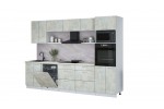 Кухонный гарнитур Мила Лайт 3.0-ПМ1 (Бетон Лайт/Бетон Лайт/Опал светлый) фабрика Интерлиния в Минске Кухонный гарнитур Мила Лайт 3.0-ПМ1 (Бетон Лайт/Бетон Лайт/Опал светлый) фабрика Интерлиния