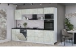 Кухонный гарнитур Мила Лайт 3.0-ПМ1 (Бетон Лайт/Бетон Лайт/Кастилло темный) фабрика Интерлиния в Минске Кухонный гарнитур Мила Лайт 3.0-ПМ1 (Бетон Лайт/Бетон Лайт/Кастилло темный) фабрика Интерлиния