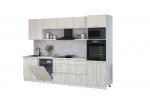 Кухонный гарнитур Мила Лайт 3.0-ПМ1 (Персидский жемчуг/Дуб Белый/Серый каспий) фабрика Интерлиния в Минске Кухонный гарнитур Мила Лайт 3.0-ПМ1 (Персидский жемчуг/Дуб Белый/Серый каспий) фабрика Интерлиния