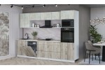 Кухонный гарнитур Мила Лайт 3.0-ПМ1 (Бетон Лайт/Дуб серый/Сосна бискайская) фабрика Интерлиния в Минске Кухонный гарнитур Мила Лайт 3.0-ПМ1 (Бетон Лайт/Дуб серый/Сосна бискайская) фабрика Интерлиния