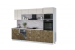 Кухонный гарнитур Мила Лайт 3.0-ПМ1 (Вудлайн кремовый/Дуб Веллингтон/Сосна бискайская) фабрика Интерлиния в Минске Кухонный гарнитур Мила Лайт 3.0-ПМ1 (Вудлайн кремовый/Дуб Веллингтон/Сосна бискайская) фабрика Интерлиния