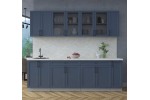 Готовая кухня Тренд Soft-touch 2,5А (Индиго/Индиго) фабрика Интерлиния