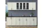 Готовая кухня Тренд Soft-touch 2,6А (Белый/Белый) фабрика Интерлиния