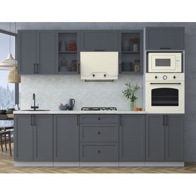 Готовая кухня Тренд Soft-touch 2,6В (Пепел/Пепел) фабрика Интерлиния Готовая кухня Тренд Soft-touch 2,6В (Пепел/Пепел) фабрика Интерлиния