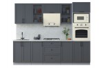 Готовая кухня Тренд Soft-touch 2,6В (Пепел/Пепел) фабрика Интерлиния в Минске Готовая кухня Тренд Soft-touch 2,6В (Пепел/Пепел) фабрика Интерлиния