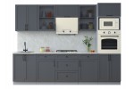 Готовая кухня Тренд Soft-touch 2,8В (Пепел/Пепел) фабрика Интерлиния в Минске Готовая кухня Тренд Soft-touch 2,8В (Пепел/Пепел) фабрика Интерлиния