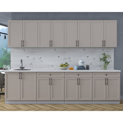 Готовая кухня Тренд Soft-touch 2,9А (Луна/Луна) фабрика Интерлиния Готовая кухня Тренд Soft-touch 2,9А (Луна/Луна) фабрика Интерлиния