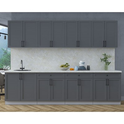 Готовая кухня Тренд Soft-touch 2,9А (Пепел/Пепел) фабрика Интерлиния Готовая кухня Тренд Soft-touch 2,9А (Пепел/Пепел) фабрика Интерлиния